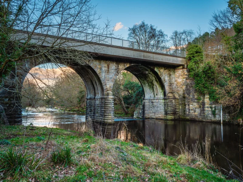 Derwent Road Bridge above the River Derwent.